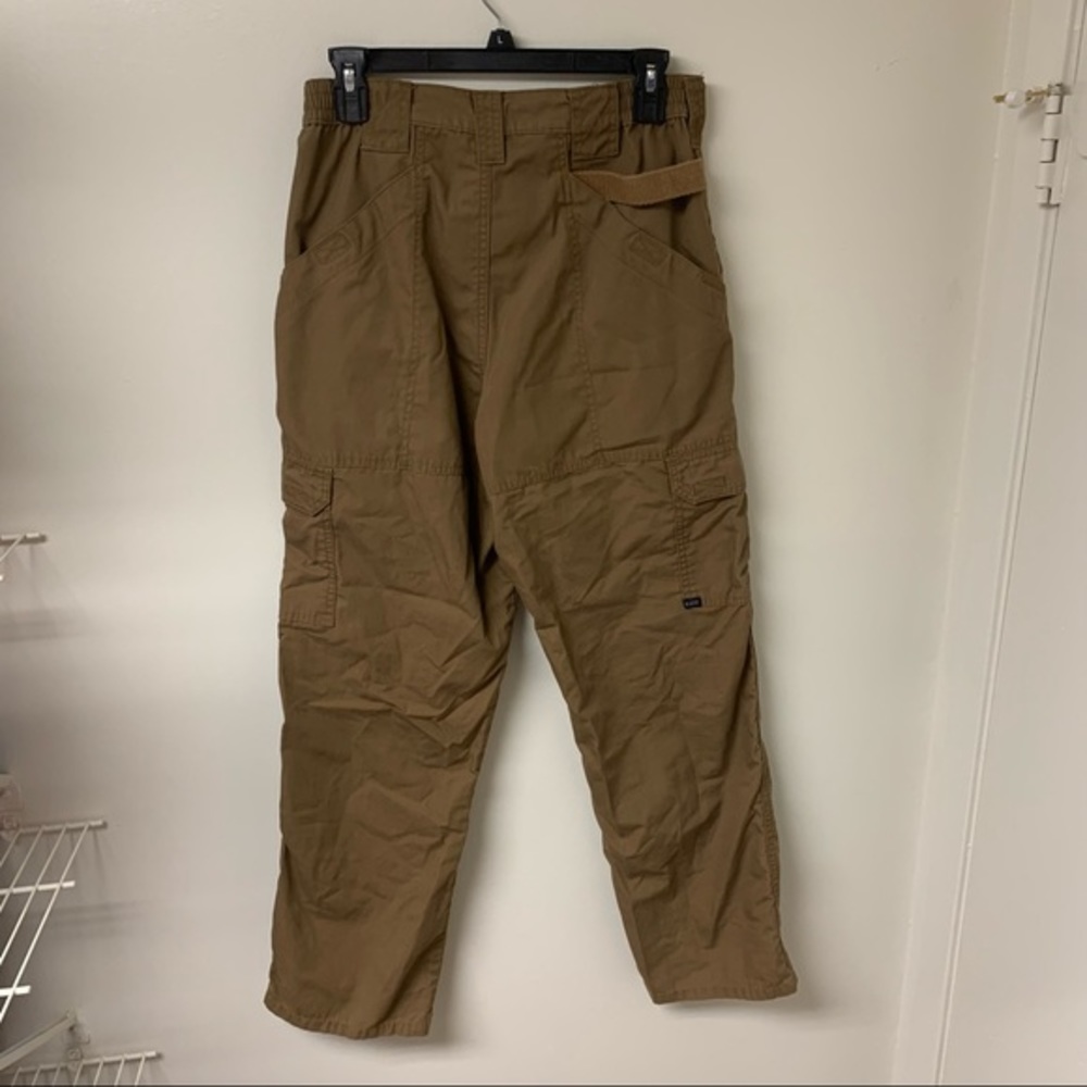 5.11 Tactical Cargo Workwear Pants Brown Size 30x32 - Picture 2 of 8